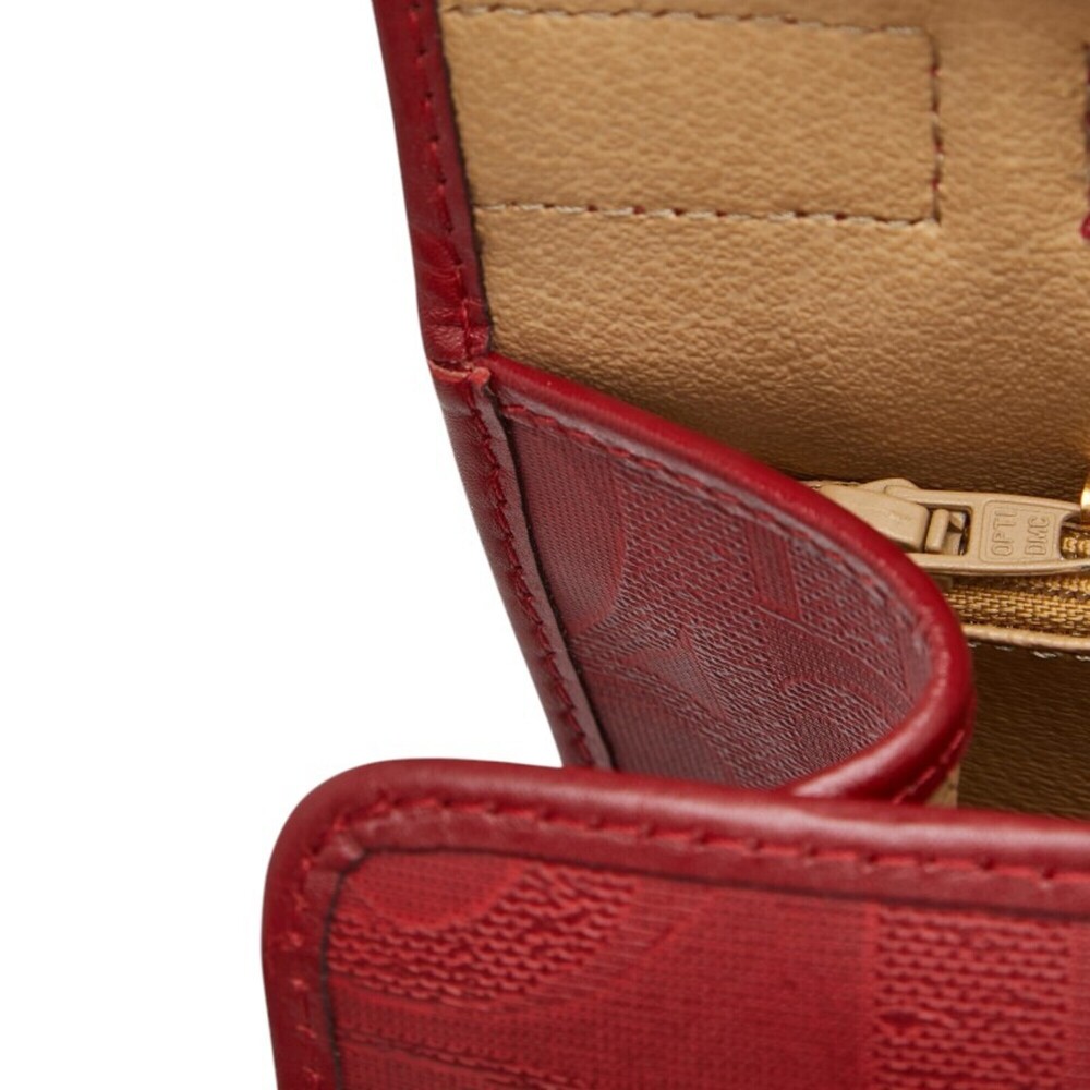 CHRISTIAN DIOR Red Leather Trotter Shoulder Bag - Picture 10 of 15